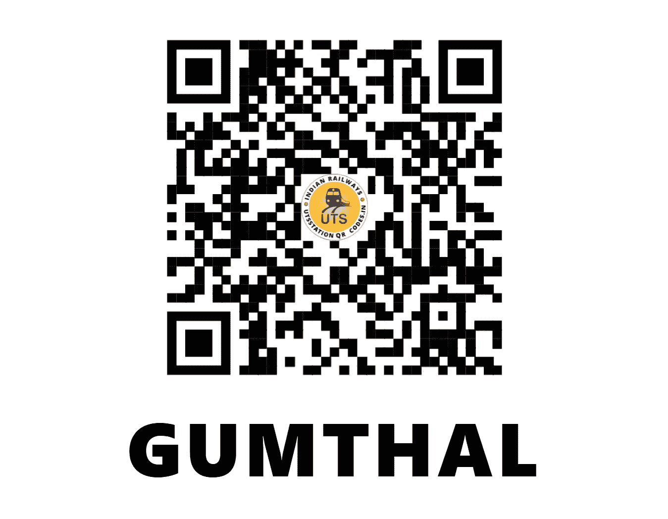 UTS QR Code for GUMTHAL - GTF - NR (UTTAR PRADESH)